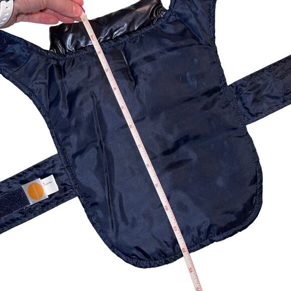 Simply Dog Fur Baby Puppy Winter Puffer Jacket Navy Blue Small - Picture 10 of 12